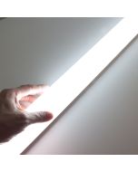 Luminárias LED 120cm 36w 6000k branco frio, difusor mate