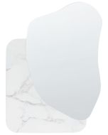 Espelho arvert 60 cm 80 cm mármore branco