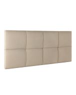 Cabeceira estofada sicilia 160x60 cm bege