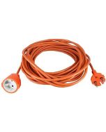 Extensão elétrica - genérico - h05vvf 2x1,5 - 25 m - laranja - utilização e