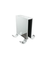 Gancho de toalha 47x18x51mm para tela de chuveiro, cabe em vidro de 8-10mm