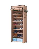 Tecido para sapateira para sapatos nyana home 160x88x30 cm 27 pares marrom