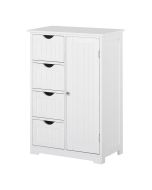 Armário casa de banho 56x30x83 cm mdf color blanco kleankin