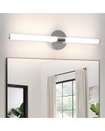 Nettlife luminária de parede com espelh LED prata 60x12