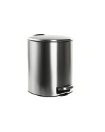 Lixeira de aço inoxidável pp 20x25x27 5l prata