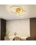 Nettlife candeeiros de teto LED dourado 40x30
