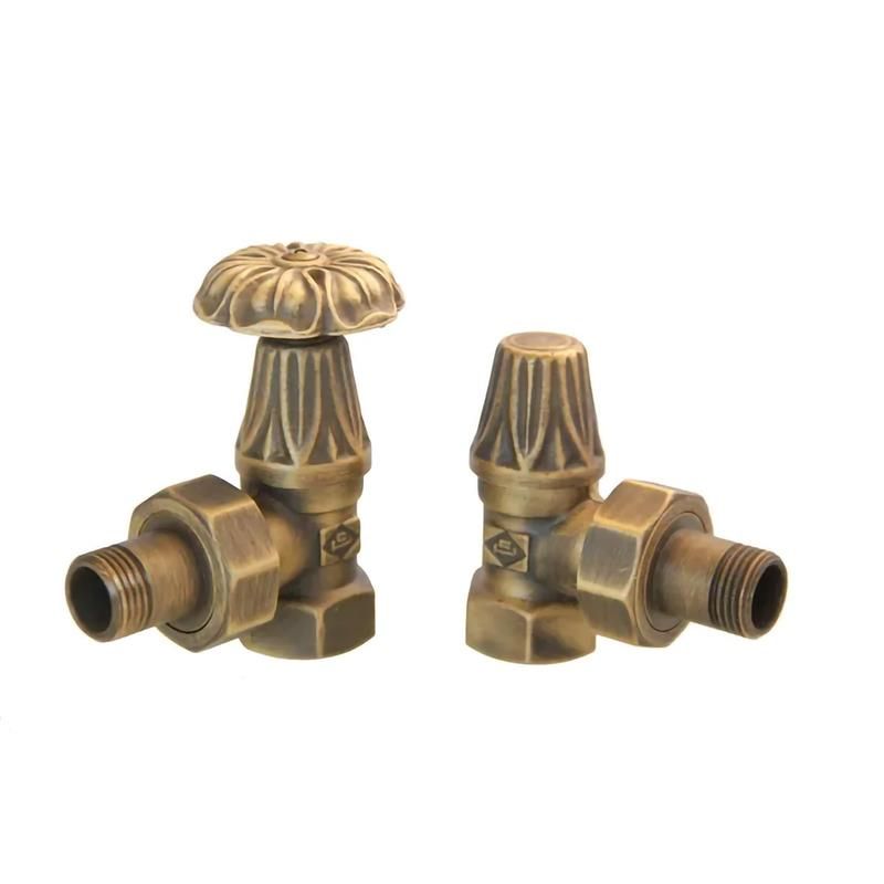 Kit de válvula manual com pega em forma de flor para radiador de ferro ...