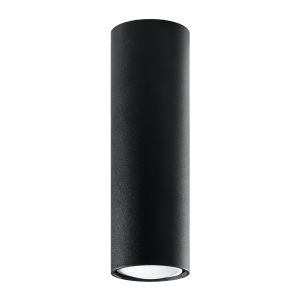 Lámpara de techo lagos 1 negro acero 6x20x6cm