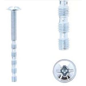 1 kit composto por parafusos zincados de 25 m4x22,5 mm