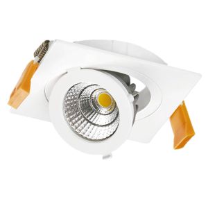Cob downlight periscópio 9w se branco azabak