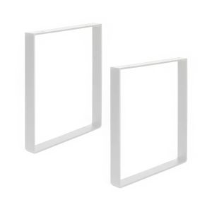 Rei | conjunto de 2 pés para mesas estilo industrial | 350x40x385mm | feito