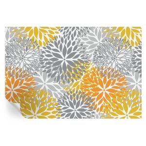 Papel de parede vinílico energia das flores 104x152 tulup