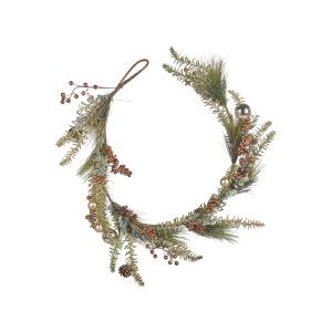 Guirlanda de natal rota 150 cm cobre