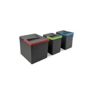 Balde do lixo para gavetao de cozinha recycle, altura 216