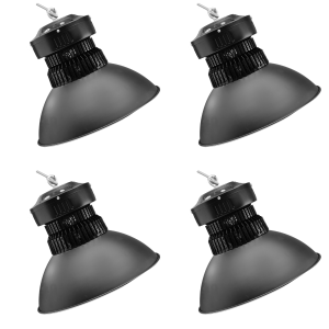 4x capuz  LED industriais "tower" 200w 20.000 lm, luz fria 6000k, ip20