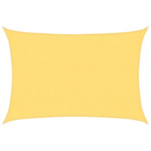 vidaXL toldo de vela hdpe beige 160 g/m²  2,5x3,5 m