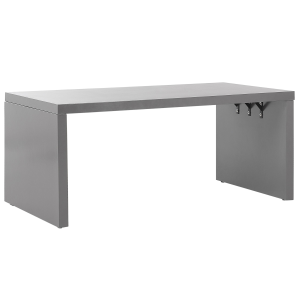 Mesa de refeição de jardim taranto 180 cm 90 cm betão cinzento