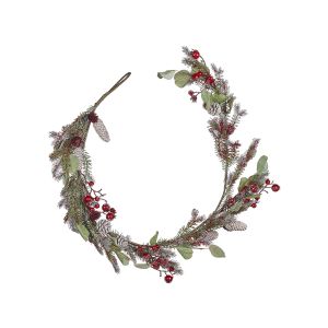 Guirlanda de natal irun 150 cm vermelho