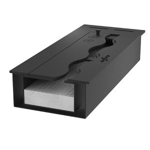 Slim black burner - queimador de bioetanol preto integrado - 500