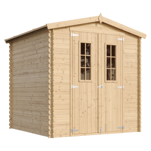 Caseta de jardín de madera 3.53 m² Timbela m343c+m343g