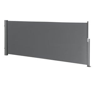 Toldo lateral contra o vento sol e a visão mulhacen cinzento 140 x 300cm