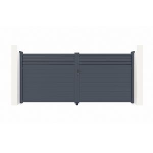Carpatia a.160cm pack portão basculante 3m + motorização de braço b500