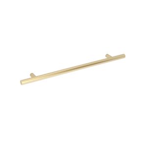 Puxador para mobiliário, aço inox, dist entre centros  224 mm