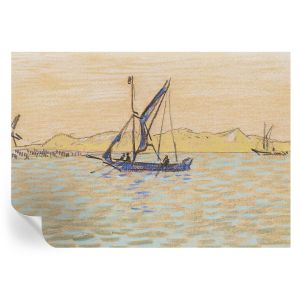 Papel de parede autocolante mar de paz 208x146 tulup