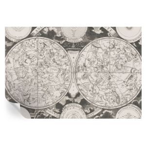 Papel parede adesivo mapa estelar 104x152 tulup