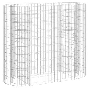 vidaXL arriate de gaviones de hierro galvanizado 120x50x100 cm