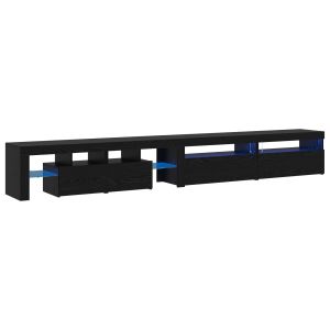 Móvel de tv - helloshop26 - retangulares - conjunto de 3 - LED integrados -