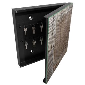 Caixa para chaves moderna 30x30x5, abertura à direita tulup