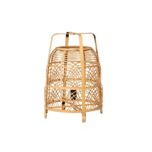 Alexandra house candeeiro de mesa metal/bambu natural 37x37x52 cm