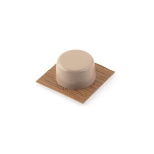 Rei | pack de 2 batentes de porta funcionais | plástico bege | 46x46x20 mm
