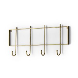 Cabideiro 60x6x25 em metal dourado
