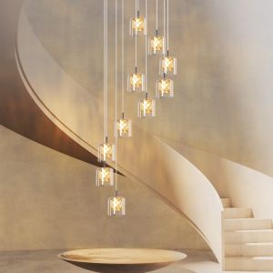 Nettlife luminária de pendurar g9 prata 250x44