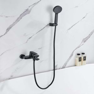 Misturador de banheira sky bath preto mate série nature