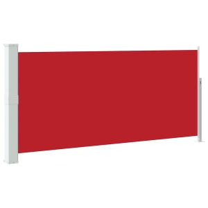 Toldo lateral retrátil 140x300 cm vermelho