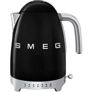 Chaleira smeg estilo anos 50 klf04bleu - 1.7l - 2400w - preto