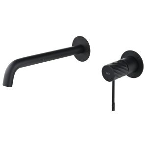 Misturador encastrado de lavatório bless preto mate [ imex® ]