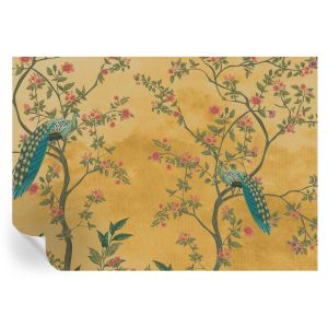 Papel de parede autocolante árvores de pavão 208x146 tulup