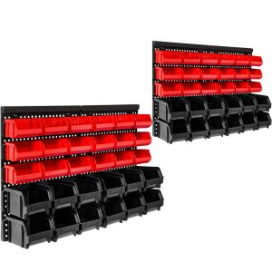 Organizador de herramientas de parede com 31 elementos de 64 x 17,50 x 38cm