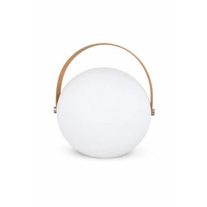 Candeeiro de mesa LED recarregável rgbw d20 cm 5w ip65 com comando