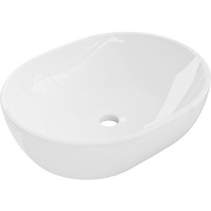 Lavatório de pousar 48x35x14 cm, branco