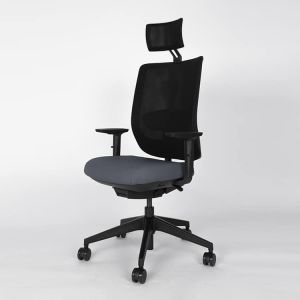 Actiu trim cadeira  ergonómica space gray - con cabezal