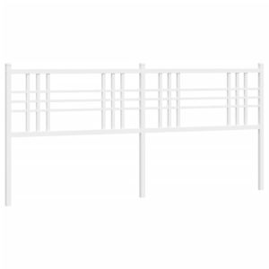 vidaXL cabecero de metal blanco 180 cm