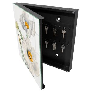 Caixa para guardar chaves decorativa 30x30x5, abertura à esquerda tulup