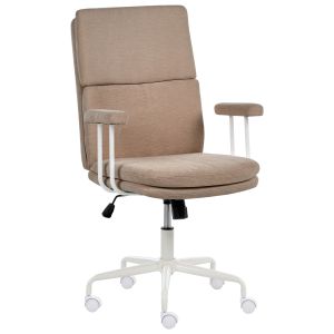 Cadeira de escritório vero tecido taupe