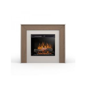 Zuni - lareira elétrica autônoma  LED -  23"  - caxemira - carvalho