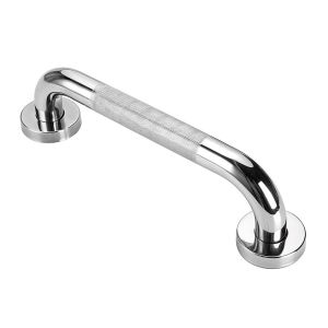 Kibath pega de segurança antiderrapante 40cm aço inoxidável cromado polido.